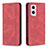 Custodia Portafoglio In Pelle Cover con Supporto B15F per OnePlus Nord N20 5G Rosso