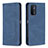 Custodia Portafoglio In Pelle Cover con Supporto B15F per Oppo A54 5G Blu