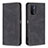 Custodia Portafoglio In Pelle Cover con Supporto B15F per Oppo A54 5G Nero