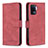 Custodia Portafoglio In Pelle Cover con Supporto B15F per Oppo F19 Pro Rosso