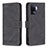 Custodia Portafoglio In Pelle Cover con Supporto B15F per Oppo Reno5 F Nero