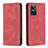 Custodia Portafoglio In Pelle Cover con Supporto B15F per Realme GT Neo3 5G Rosso