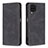 Custodia Portafoglio In Pelle Cover con Supporto B15F per Samsung Galaxy A12 5G Nero