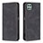 Custodia Portafoglio In Pelle Cover con Supporto B15F per Samsung Galaxy A22 5G Nero