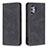 Custodia Portafoglio In Pelle Cover con Supporto B15F per Samsung Galaxy A32 4G Nero