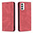 Custodia Portafoglio In Pelle Cover con Supporto B15F per Samsung Galaxy F23 5G Rosso