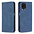 Custodia Portafoglio In Pelle Cover con Supporto B15F per Samsung Galaxy M12 Blu