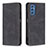 Custodia Portafoglio In Pelle Cover con Supporto B15F per Samsung Galaxy M52 5G Nero