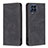 Custodia Portafoglio In Pelle Cover con Supporto B15F per Samsung Galaxy M53 5G Nero