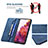 Custodia Portafoglio In Pelle Cover con Supporto B15F per Samsung Galaxy S20 Lite 5G