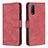 Custodia Portafoglio In Pelle Cover con Supporto B15F per Vivo Y11s Rosso