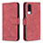 Custodia Portafoglio In Pelle Cover con Supporto B15F per Vivo Y51A Rosso