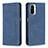 Custodia Portafoglio In Pelle Cover con Supporto B15F per Xiaomi Mi 11i 5G Blu