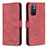 Custodia Portafoglio In Pelle Cover con Supporto B15F per Xiaomi Poco M4 Pro 5G Rosso