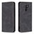 Custodia Portafoglio In Pelle Cover con Supporto B15F per Xiaomi Redmi 9 Prime India Nero