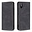 Custodia Portafoglio In Pelle Cover con Supporto B15F per Xiaomi Redmi 9i Nero