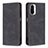 Custodia Portafoglio In Pelle Cover con Supporto B15F per Xiaomi Redmi K40 Pro 5G Nero