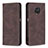 Custodia Portafoglio In Pelle Cover con Supporto B15F per Xiaomi Redmi Note 9 Pro Marrone