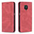 Custodia Portafoglio In Pelle Cover con Supporto B15F per Xiaomi Redmi Note 9S Rosso