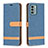 Custodia Portafoglio In Pelle Cover con Supporto B16F per Nokia G22