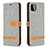 Custodia Portafoglio In Pelle Cover con Supporto B16F per Samsung Galaxy A22 5G Grigio