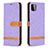 Custodia Portafoglio In Pelle Cover con Supporto B16F per Samsung Galaxy A22s 5G Lavanda