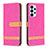 Custodia Portafoglio In Pelle Cover con Supporto B16F per Samsung Galaxy A23 4G Rosa Caldo