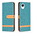 Custodia Portafoglio In Pelle Cover con Supporto B16F per Samsung Galaxy A23e 5G Verde