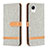 Custodia Portafoglio In Pelle Cover con Supporto B16F per Samsung Galaxy A23s Grigio