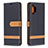 Custodia Portafoglio In Pelle Cover con Supporto B16F per Samsung Galaxy A32 5G Nero