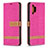 Custodia Portafoglio In Pelle Cover con Supporto B16F per Samsung Galaxy A32 5G Rosa Caldo