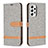 Custodia Portafoglio In Pelle Cover con Supporto B16F per Samsung Galaxy A53 5G Grigio
