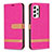 Custodia Portafoglio In Pelle Cover con Supporto B16F per Samsung Galaxy A53 5G Rosa Caldo