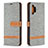 Custodia Portafoglio In Pelle Cover con Supporto B16F per Samsung Galaxy M32 5G Grigio