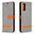 Custodia Portafoglio In Pelle Cover con Supporto B16F per Samsung Galaxy S20 FE 5G Grigio