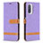 Custodia Portafoglio In Pelle Cover con Supporto B16F per Xiaomi Mi 11X 5G Lavanda