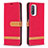 Custodia Portafoglio In Pelle Cover con Supporto B16F per Xiaomi Mi 11X 5G Rosso