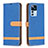 Custodia Portafoglio In Pelle Cover con Supporto B16F per Xiaomi Mi 12T Pro 5G Blu
