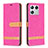 Custodia Portafoglio In Pelle Cover con Supporto B16F per Xiaomi Mi 13 5G Rosa Caldo
