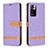 Custodia Portafoglio In Pelle Cover con Supporto B16F per Xiaomi Poco X4 NFC Lavanda