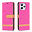 Custodia Portafoglio In Pelle Cover con Supporto B16F per Xiaomi Redmi 12 4G Rosa Caldo