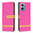 Custodia Portafoglio In Pelle Cover con Supporto B16F per Xiaomi Redmi Note 11E 5G Rosa Caldo