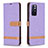 Custodia Portafoglio In Pelle Cover con Supporto B16F per Xiaomi Redmi Note 11T 5G Lavanda