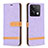 Custodia Portafoglio In Pelle Cover con Supporto B16F per Xiaomi Redmi Note 13 5G Lavanda