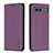 Custodia Portafoglio In Pelle Cover con Supporto B17F per Google Pixel 7a 5G Viola