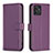 Custodia Portafoglio In Pelle Cover con Supporto B17F per Motorola Moto G Power 5G (2023) Viola