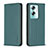 Custodia Portafoglio In Pelle Cover con Supporto B17F per Oppo A79 5G Verde