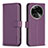 Custodia Portafoglio In Pelle Cover con Supporto B17F per Oppo Find X6 5G Viola