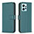 Custodia Portafoglio In Pelle Cover con Supporto B17F per Xiaomi Redmi Note 12 4G Verde