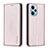 Custodia Portafoglio In Pelle Cover con Supporto B17F per Xiaomi Redmi Note 12 Turbo 5G Oro Rosa